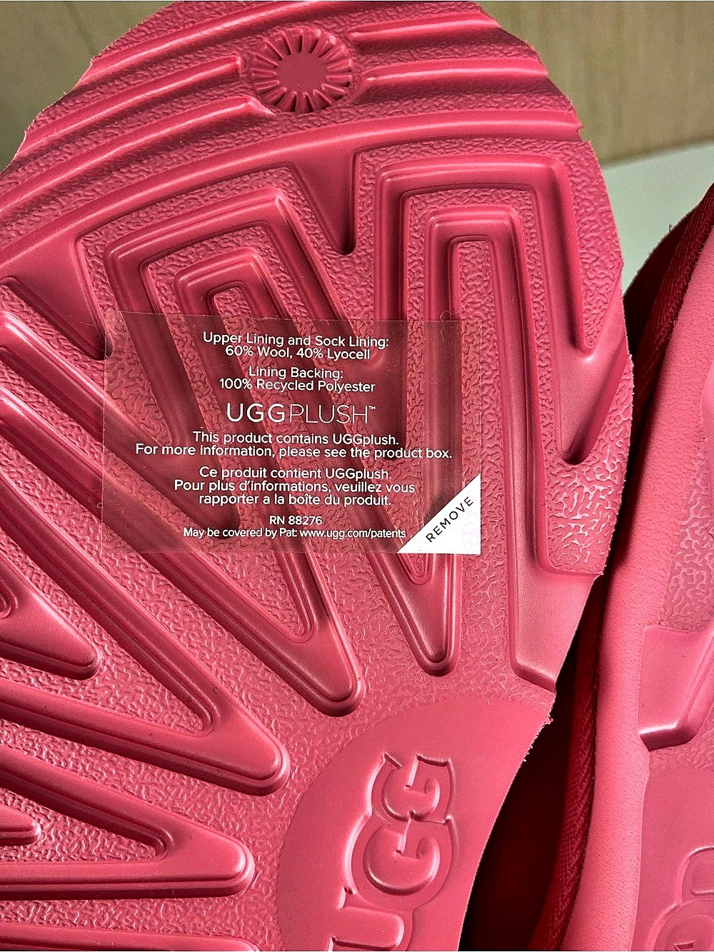 UGG Tasman II Pink Bloom Youth 6 / Women’s 7.5 New in Box - Picture 13 of 15